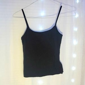 Black, small sized tank top.